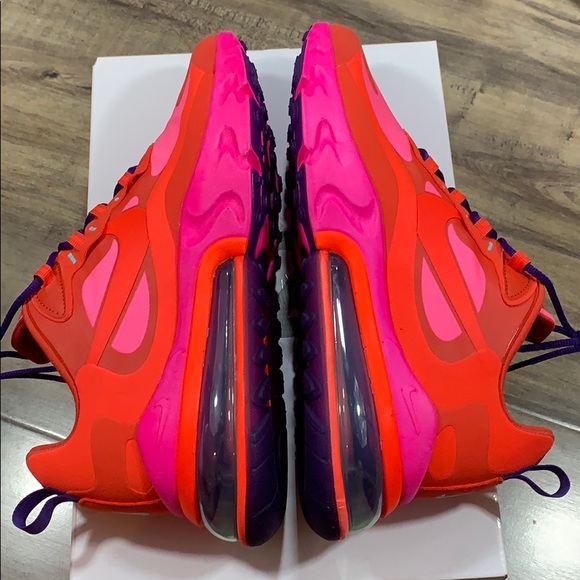 NIKE AIR MAX 270 REACT Mystic Red/Bright Crimson - Picture 4 of 16
